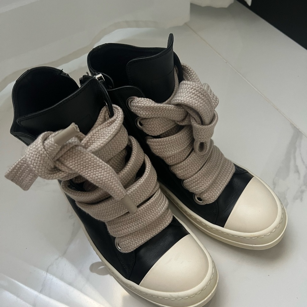 Rick owens high jumbo lace